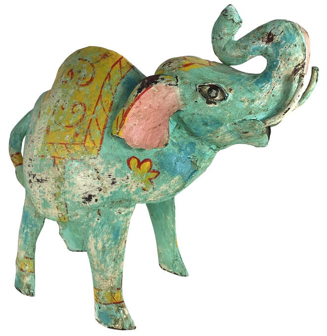 Elefant metall türkis