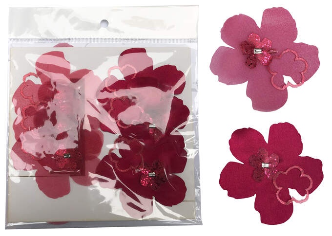 Blume Clip 3lagig 12erSet bordeaux