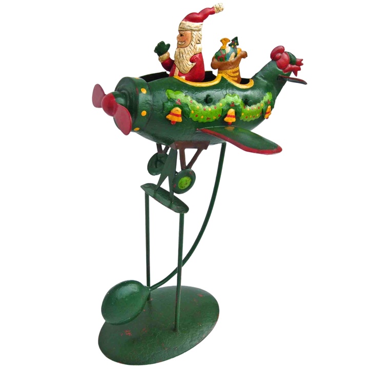 Wippe Nikolaus im Flugzeug