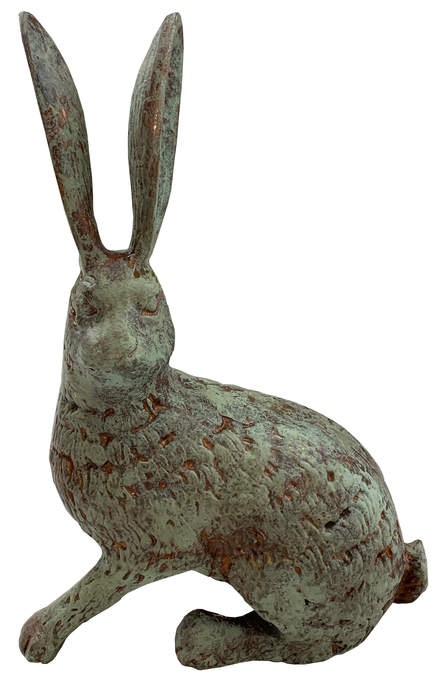 Hase metall grün-antik