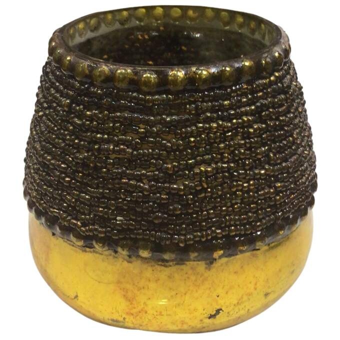 Glas  Mosaik gelb sat.