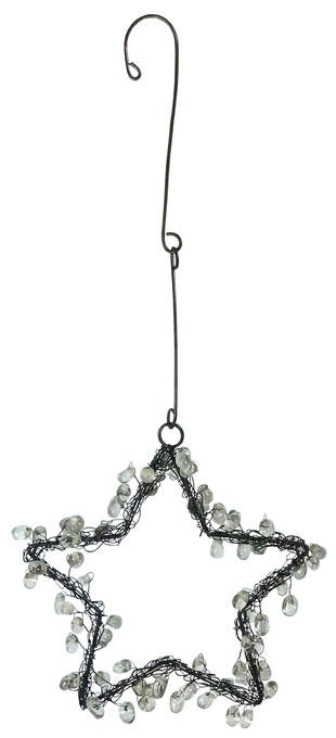 Stern häng. schwarz