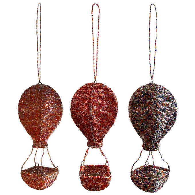 Heißluftballon Perlen 3er Set (H23)