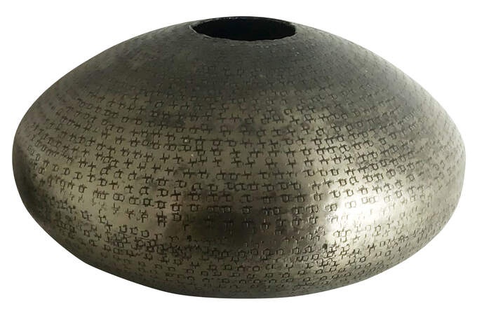 Deko Gefäß Ufo light new pewter