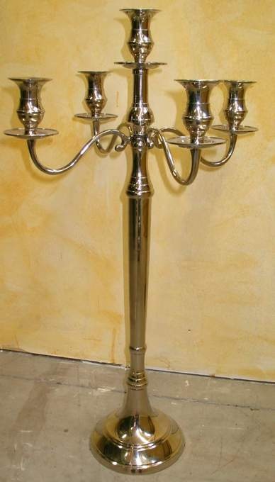 Kerzenleuchter 5armig mess.vern.