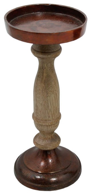 Kerzenständer Mango Kupfer oxidiert