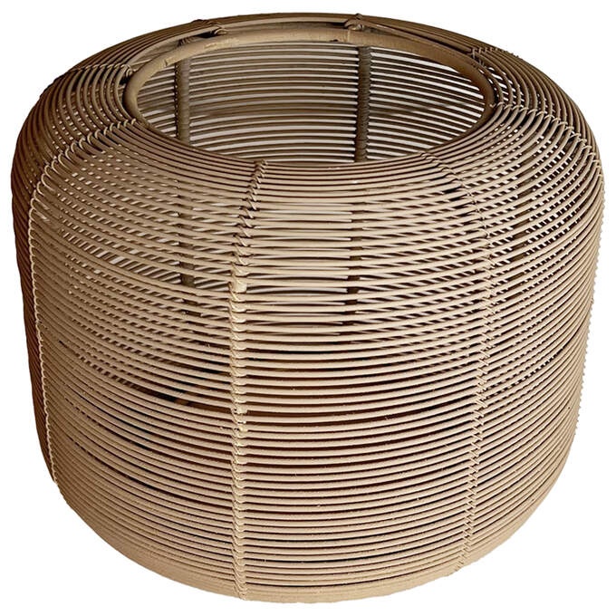 Draht Zylinder taupe