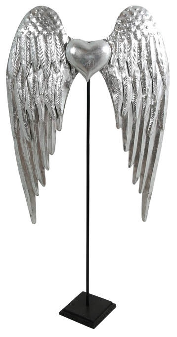 Engelsflügel a.Stab silber