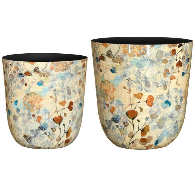 Deko Gefäß 2er Set Cremetöne