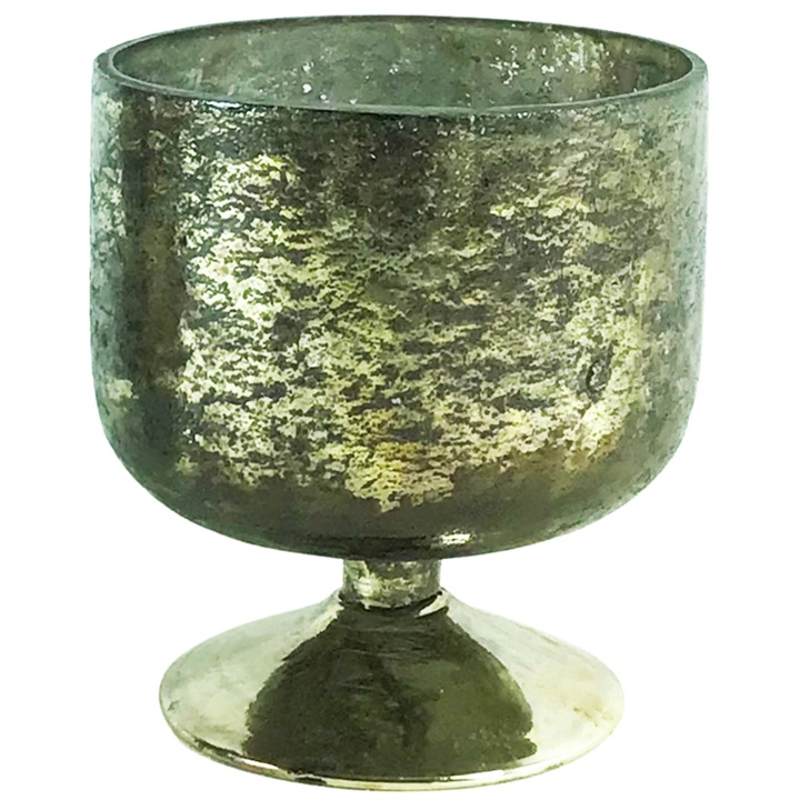 Pokal schwarz oxidiert