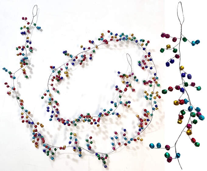 Glocken Girlande bunt