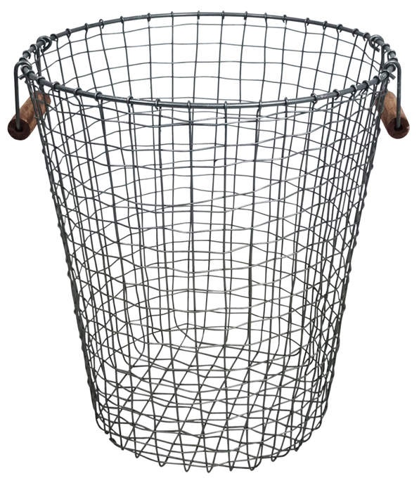 Drahtkorb kon. mit Henkel zink