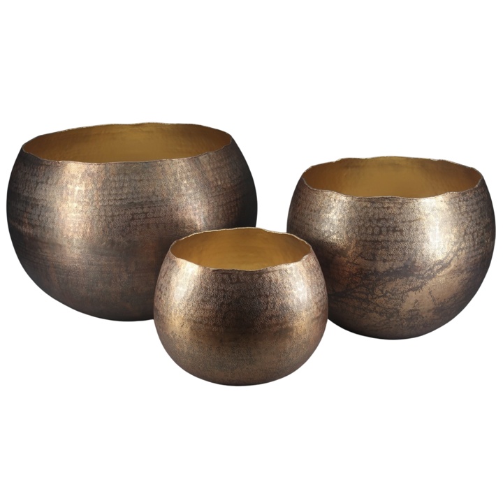 Deko Gefäß gold antik