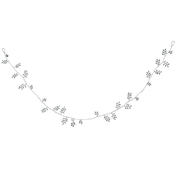 Girlande Pailleten grün