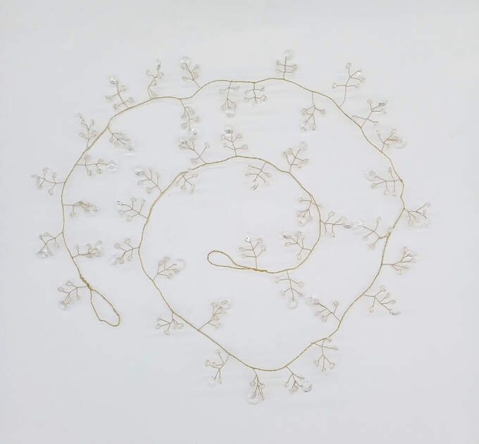 Girlande Perlen klar