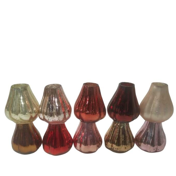 Vase 10fach sort. bordeaux