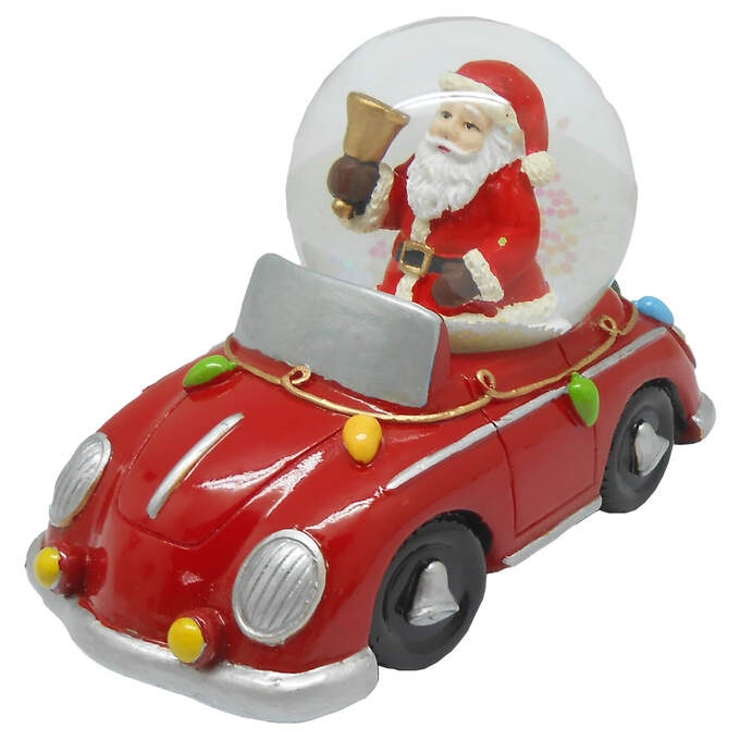 Schneekugel Auto rot