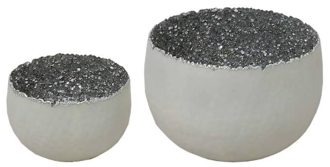 Windl. a. samt  weiß i. silber (A15+20cm)