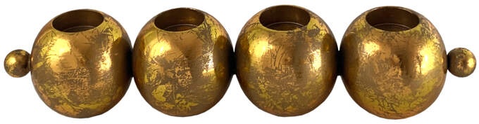 Kerzenleuchter 4Teelichter gold antik