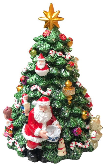 Spieluhr Weihnachtsbaum bunt