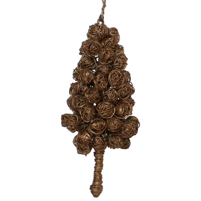 Ornament -Baum häng. mess.