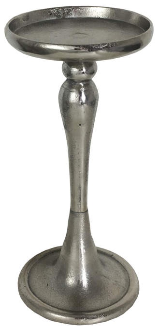 Kerzenständer Alu roh vern.