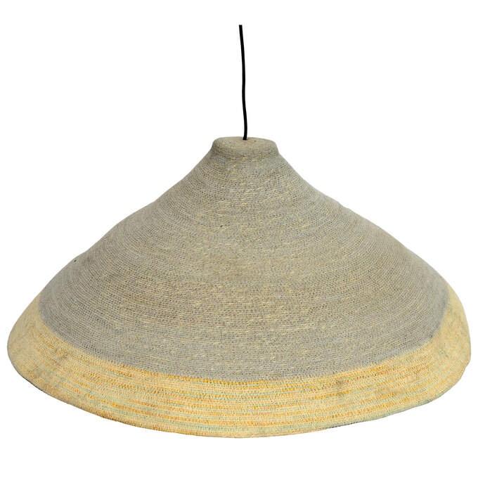 Lampe Natur organisch grau