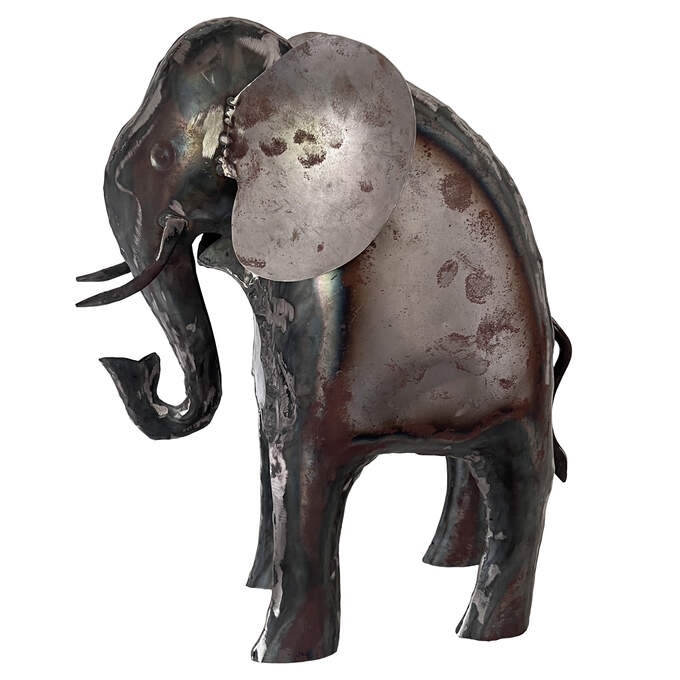 Elefant metall Alu poliert