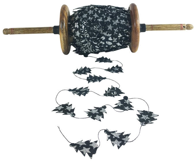 Papiergirl. Spule 25m Baum schwarz