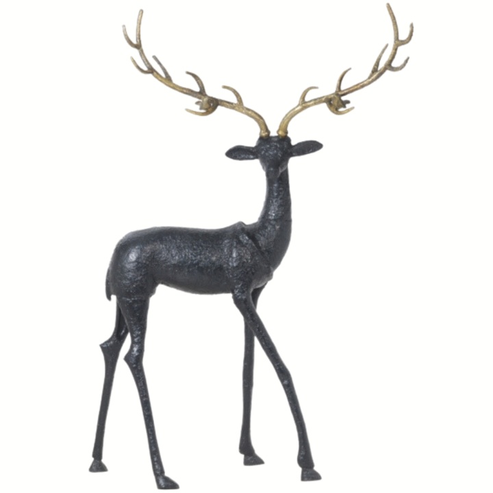 Hirsch stehend schwarz