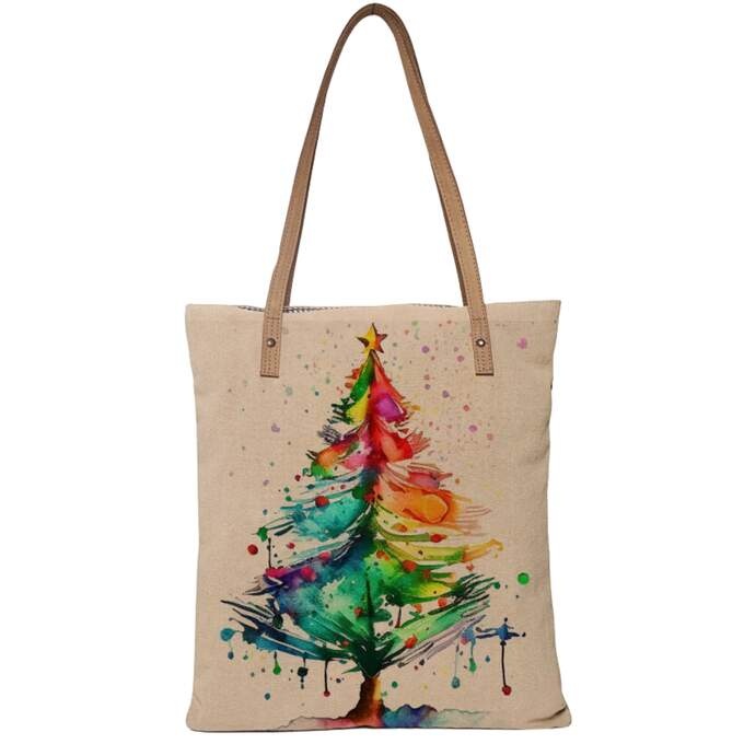Tasche Baum bunt