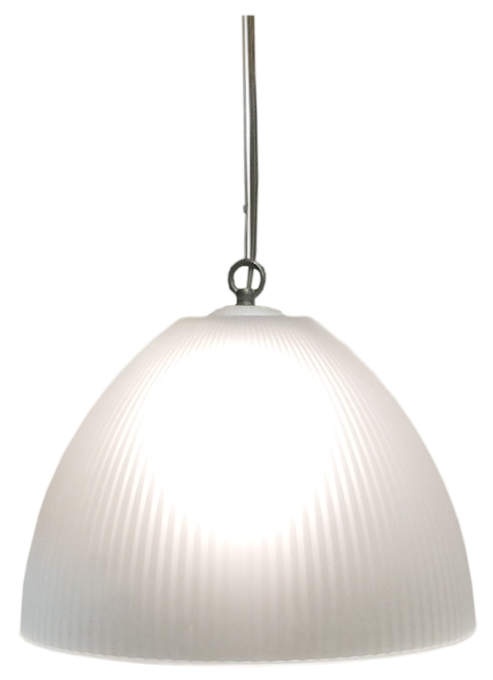 Glaslampe weiß sat.