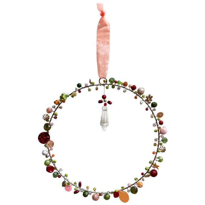 Perlen Kreis Herbstfarben