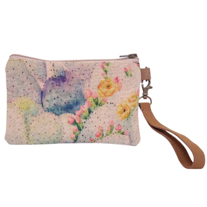 Kosmetiktasche Kakteenblüte